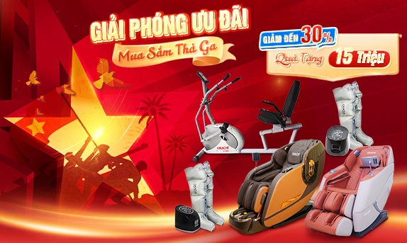 MỪNG ĐẠI LỄ 30/4 - 1/5 - GIẢI PHÓNG ƯU ĐÃI, MUA SẮM THẢ GA