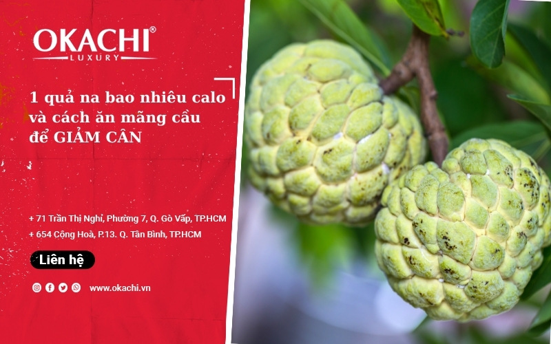 1 quả na bao nhiêu calo và cách ăn mãng cầu để GIẢM CÂN