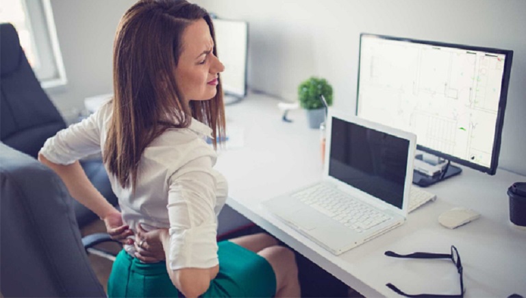 Đau lưng do ngồi lâu nỗi khổ của căn bệnh thời đại