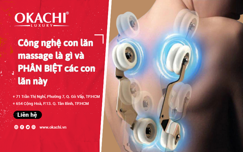 Cách phân biệt công nghệ con lăn massage 2D, 3D, 4D, 5D, 6D