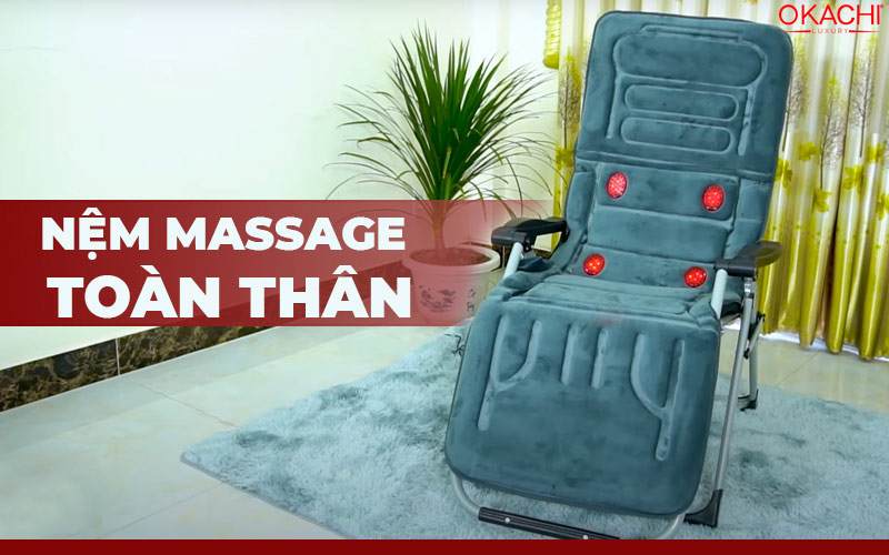 Nệm massage toàn thân GIÁ BAO NHIÊU và có những loại nào