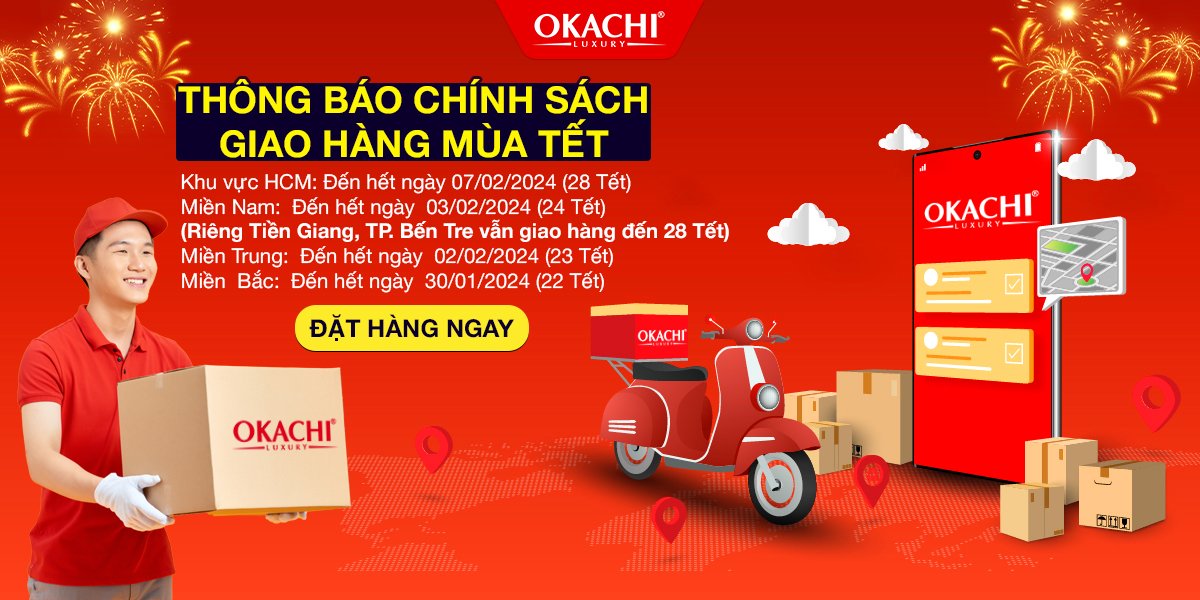 Thông báo về thời gian giao hàng mùa Tết