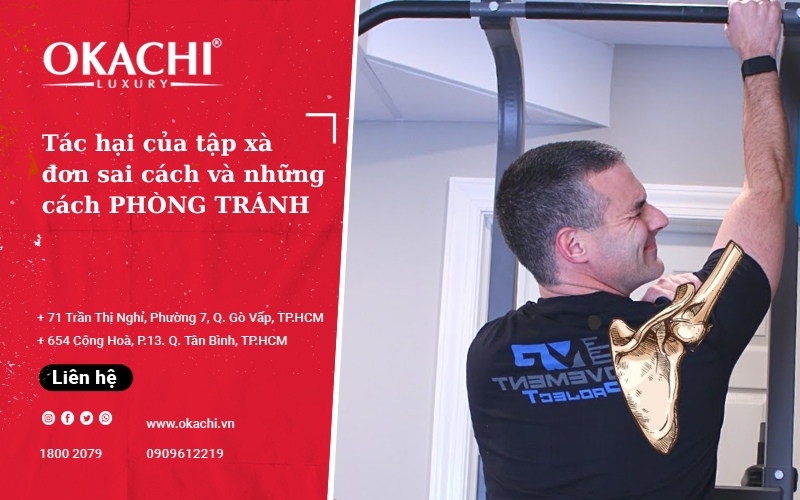 Tác hại của tập xà đơn sai cách và những cách PHÒNG TRÁNH