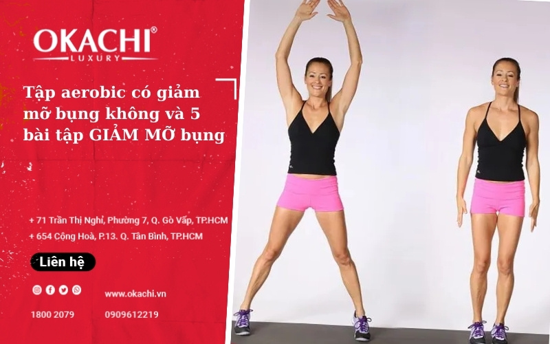 Tập aerobic có giảm mỡ bụng không và 5 bài tập GIẢM MỠ bụng