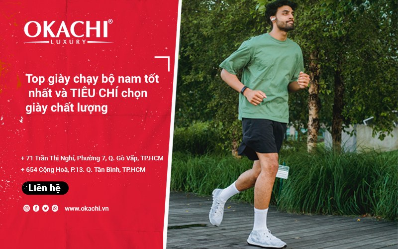 Các giày chạy bộ nam tốt và TIÊU CHÍ chọn giày phù hợp