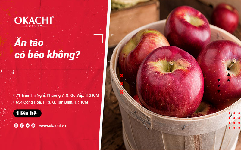 Giải đáp ăn táo có béo không và thực đơn GIẢM CÂN bằng táo