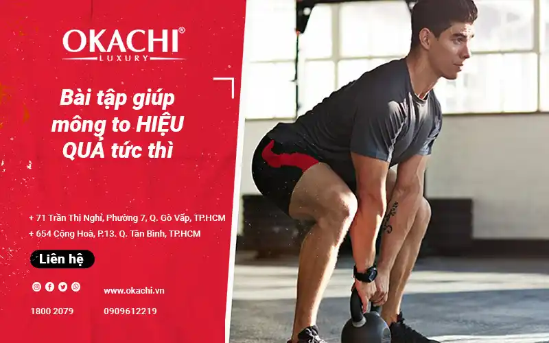 Bài tập giúp mông to CHO NỮ tại nhà