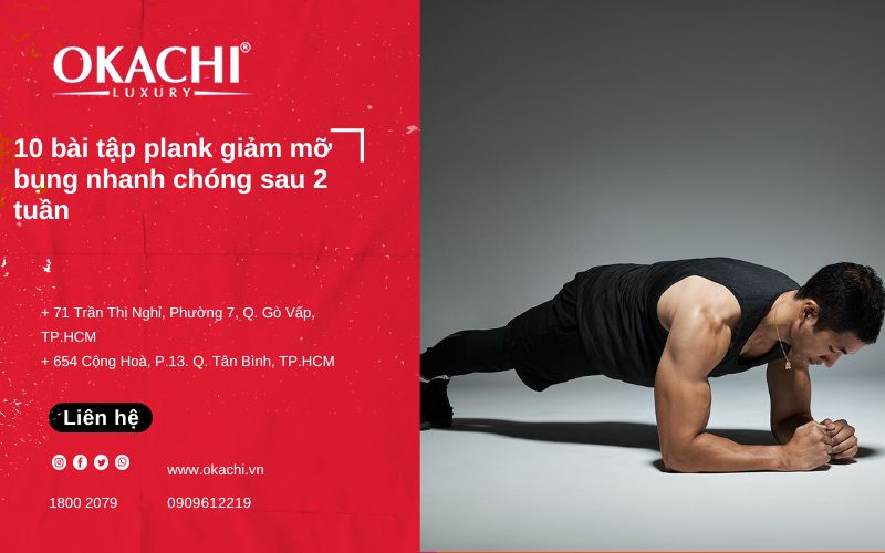 10 bài tập plank giảm mỡ bụng NHANH CHÓNG và đơn giản nhất