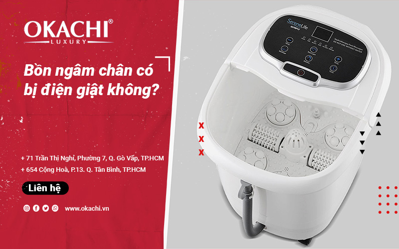 Bồn ngâm chân có bị điện giật không và các LƯU Ý khi sử dụng