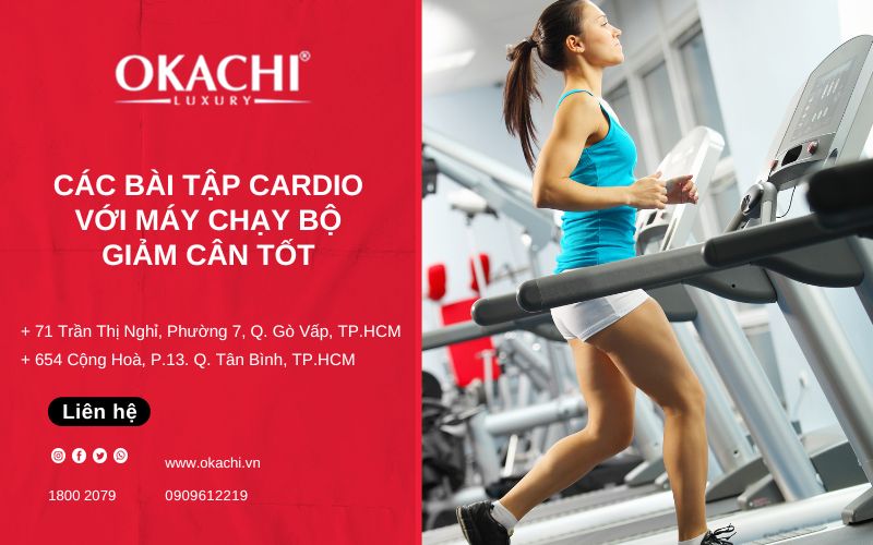 Các bài tập cardio với máy chạy bộ GIẢM CÂN tốt, đơn giản nhất