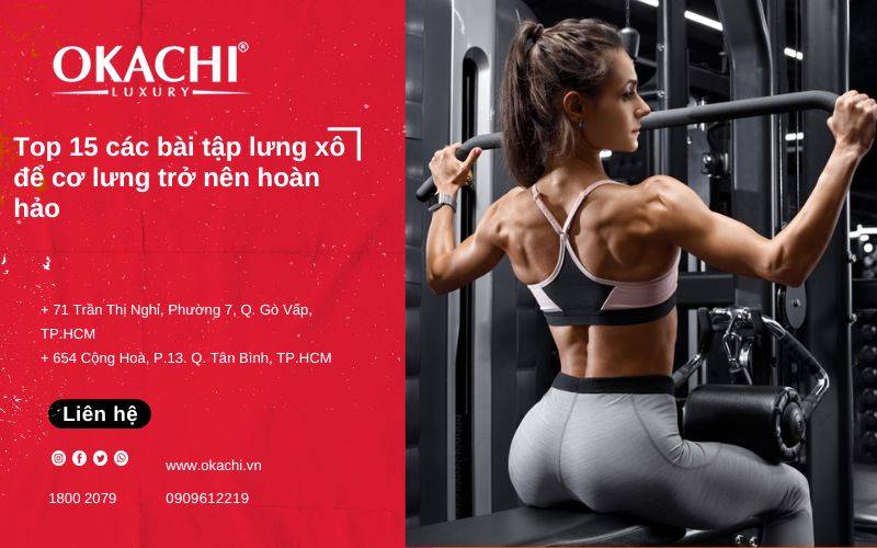 Top 15 các BÀI TẬP LƯNG XÔ để cơ lưng trở nên hoàn hảo