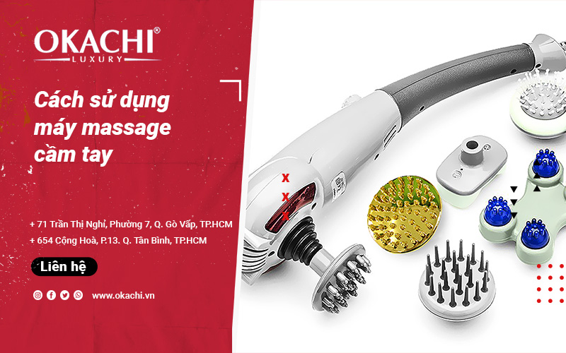 Hướng dẫn bạn cách sử dụng máy massage cầm tay hiệu quả