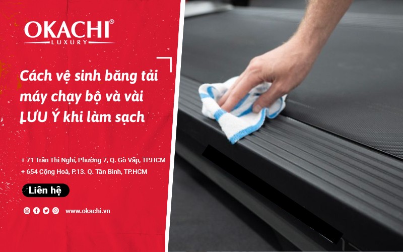 Cách vệ sinh băng tải máy chạy bộ và những vật CẦN CHUẨN BỊ