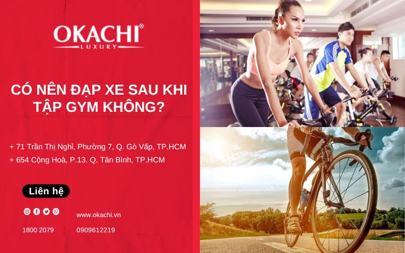 Có nên đạp xe sau khi tập gym không?
