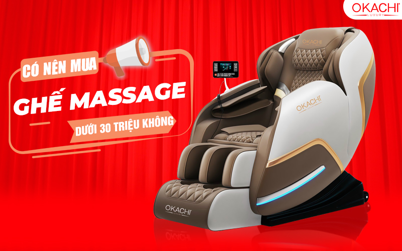 Top 3 sản phẩm ghế massage giá rẻ dưới 20 triệu BÁN CHẠY