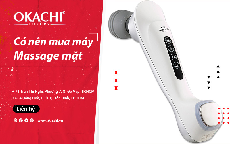 Có nên mua máy massage mặt LÀM SẠCH da ngăn mụn không