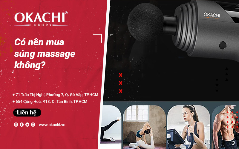 Có nên mua súng massage không LỢI ÍCH và công dụng của súng