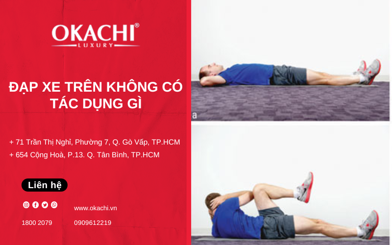 Đạp xe trên không có tác dụng gì? Cách tập  TỐI ƯU kết quả