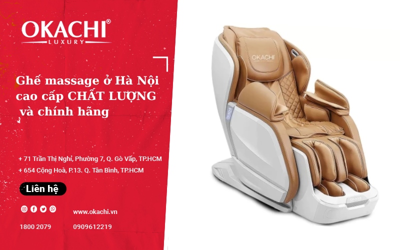Cửa hàng bán ghế massage ở Hà Nội UY TÍN và giá tốt