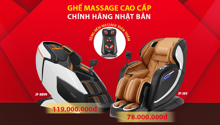 3 dấu hiệu nhận biết chiếc ghế massage toàn thân cao cấp