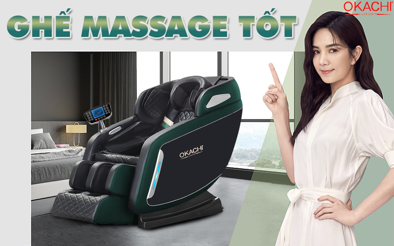 Ghế massage loại nào TỐT và được ƯA CHUỘNG nhất hiện nay