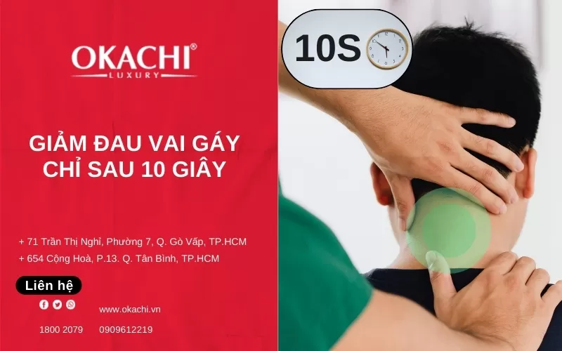 Giảm đau vai gáy chỉ sau 10 giây HIỆU QUẢ ngay tại nhà