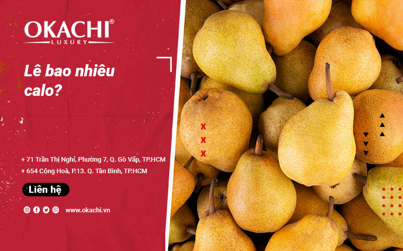 Quả Lê bao nhiêu calo bật mí cách GIẢM CÂN với quả lê 