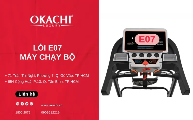 Hướng dẫn sửa lỗi E07 máy chạy bộ nhanh, ĐƠN GIẢN