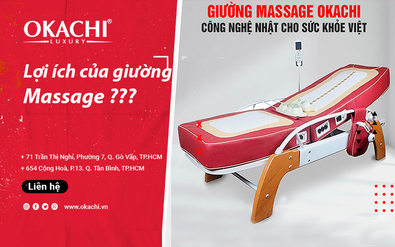 Lợi ích của giường massage BẤT NGỜ công dụng cho sức khỏe