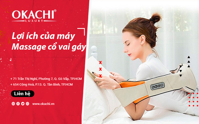 Lợi ích của máy massage cổ vai gáy BẤT NGỜ đối với sức khỏe