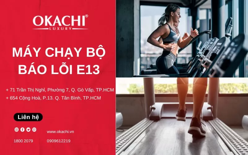 Máy chạy bộ báo lỗi E13 là gì?