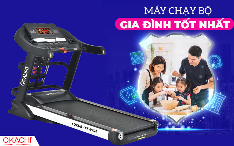 Máy chạy bộ gia đình đa năng CHẮC CHẮN nhiều công dụng