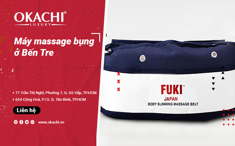 Máy massage bụng ở Bến Tre GIẢM BÉO nhanh chóng