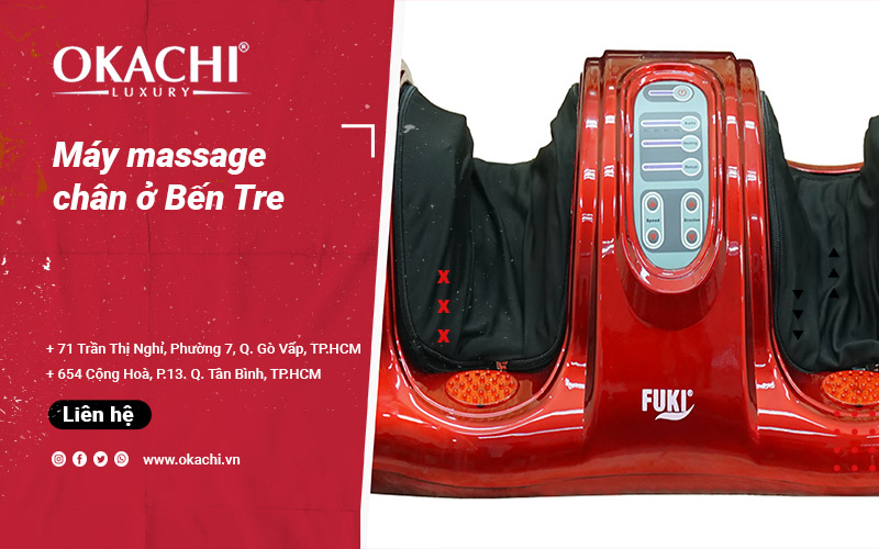 Máy massage chân ở Bến Tre HIỆN ĐẠI chính hãng giá siêu tốt