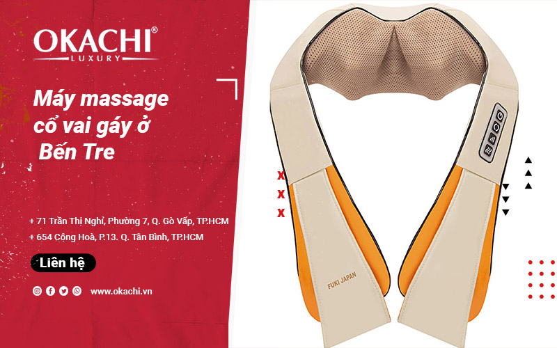 Máy massage cổ vai gáy ở Bến Tre chất lượng nhất
