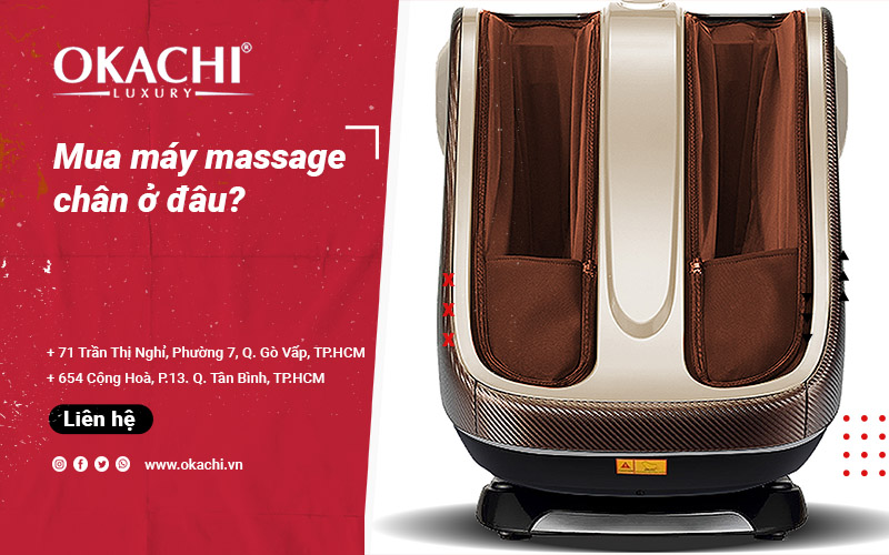 Mua máy massage chân ở đâu chất lượng nhập khẩu Nhật Bản 