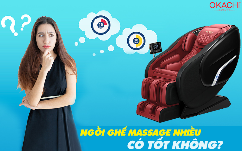 Tìm hiểu ngồi ghế massage nhiều có TỐT không và TÁC HẠI