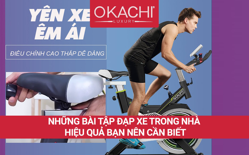 Những bài tập đạp xe trong nhà ĐẦY ĐỦ bạn nên cần biết