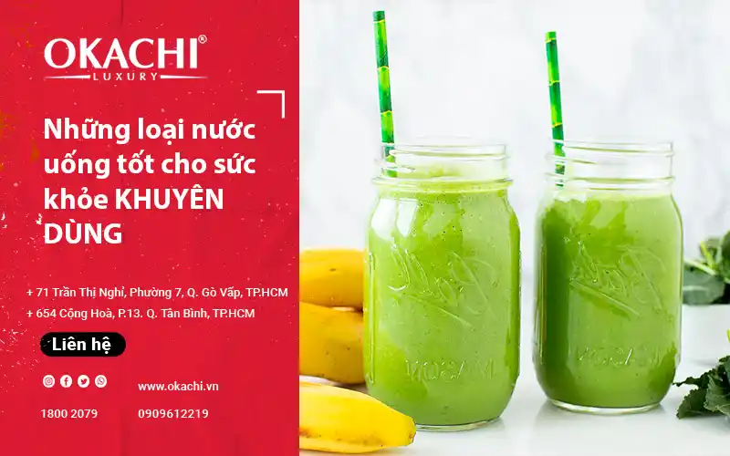 Những loại nước uống tốt cho sức khỏe KHUYÊN DÙNG