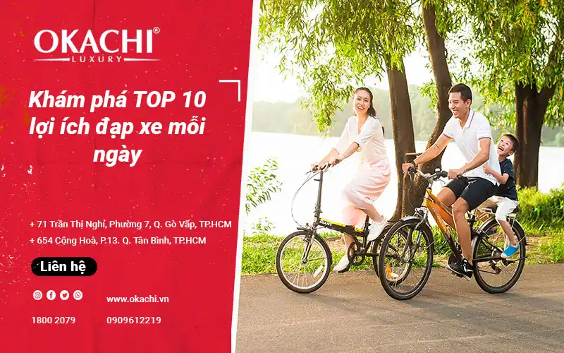 Lợi ích của đạp xe mỗi ngày giúp TĂNG CƯỜNG sức khỏe   