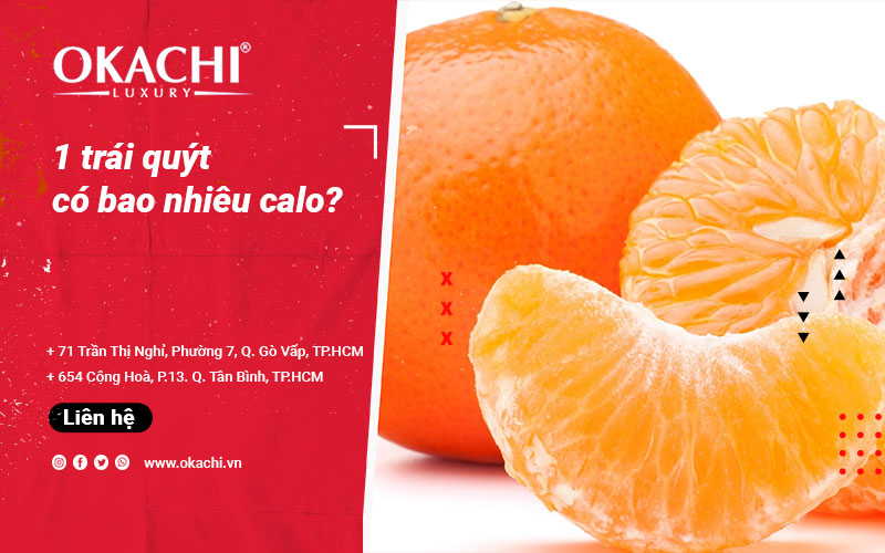 1 quả quýt bao nhiêu calo và ăn quýt có giúp GIẢM CÂN không