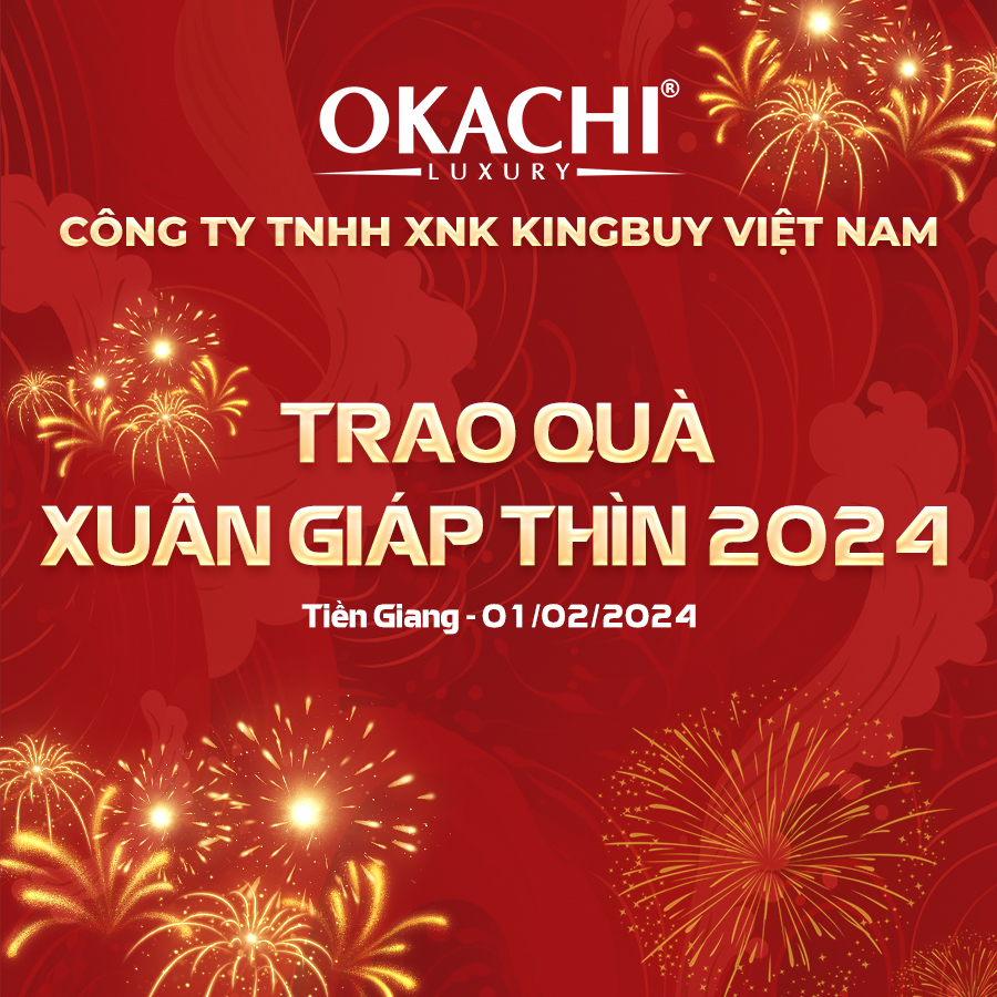Okachi trao quà Tết đến hộ gia đình khó khăn tại Tiền Giang