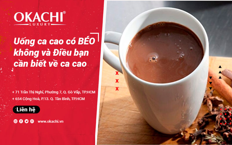 Uống ca cao có BÉO không và cách uống GIẢM CÂN 