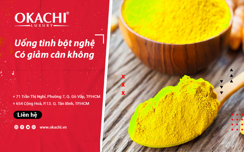 Uống tinh bột nghệ có giảm cân không và cách uống HỢP LÝ