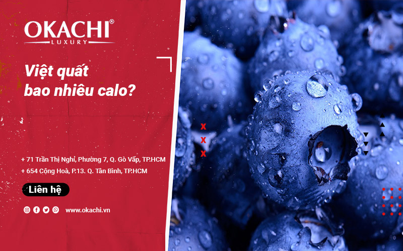 Việt quất bao nhiêu calo và cách ăn việt quất GIẢM BÉO nhanh