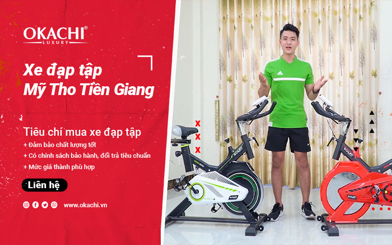 Mua xe đạp tập Mỹ Tho UY TÍN chính hãng