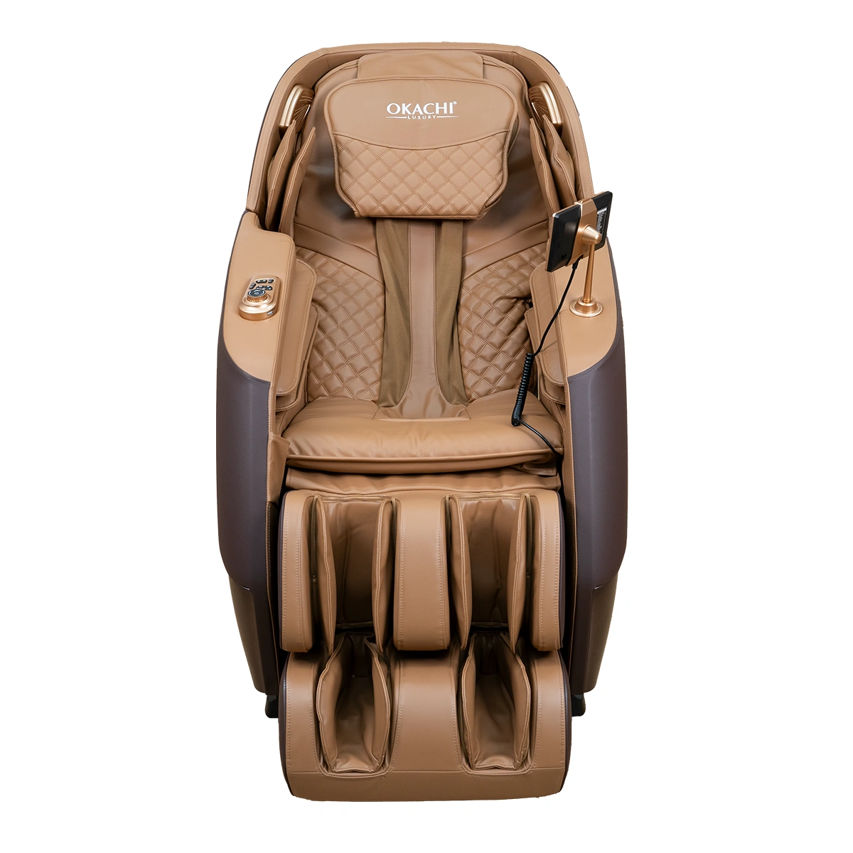Ghế massage OKACHI 4D  LUXURY JP-5000 Plus (Brown)