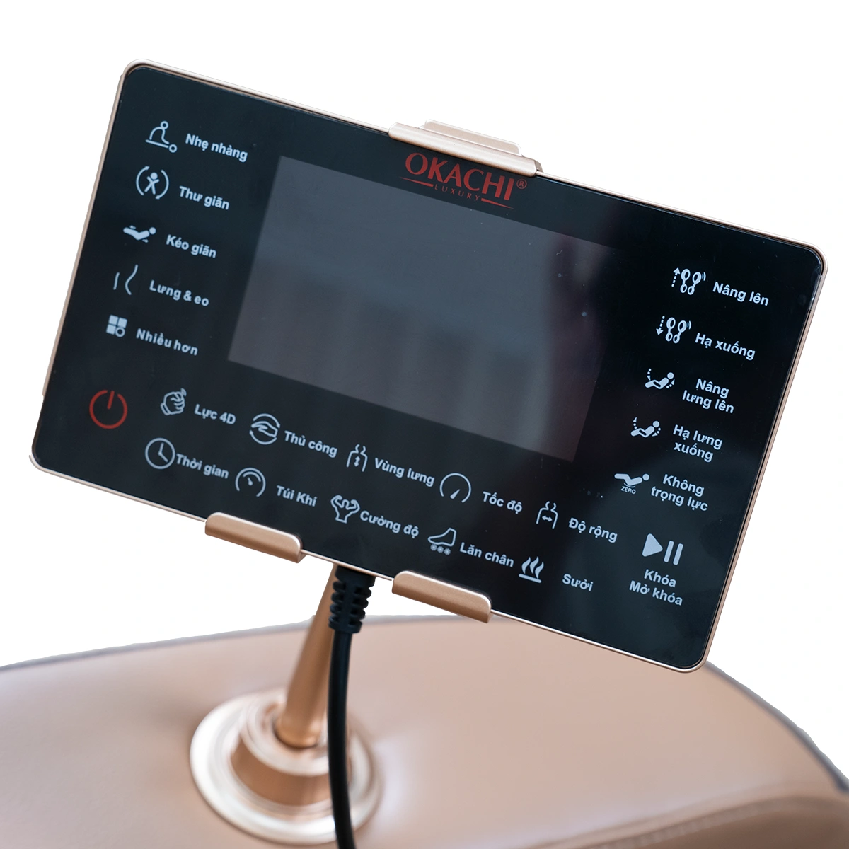 Ghế massage OKACHI 4D  LUXURY JP-5000 Plus (Brown)