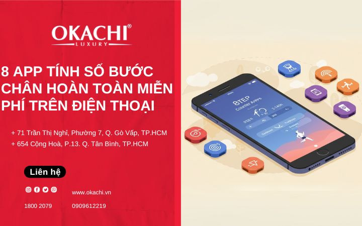 8 app tính số bước chân hoàn toàn MIỄN PHÍ trên điện thoại