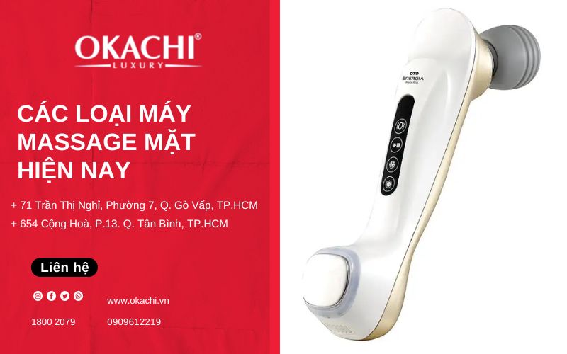 các loại máy massage mặt hiện nay
